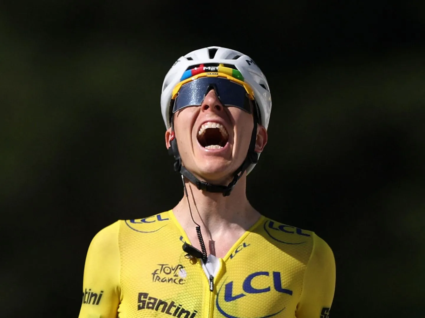 Foto: Tadej Pogačar ha ganado su quinto Tour de Francia. (Reuters/Gonzalo Fuentes)