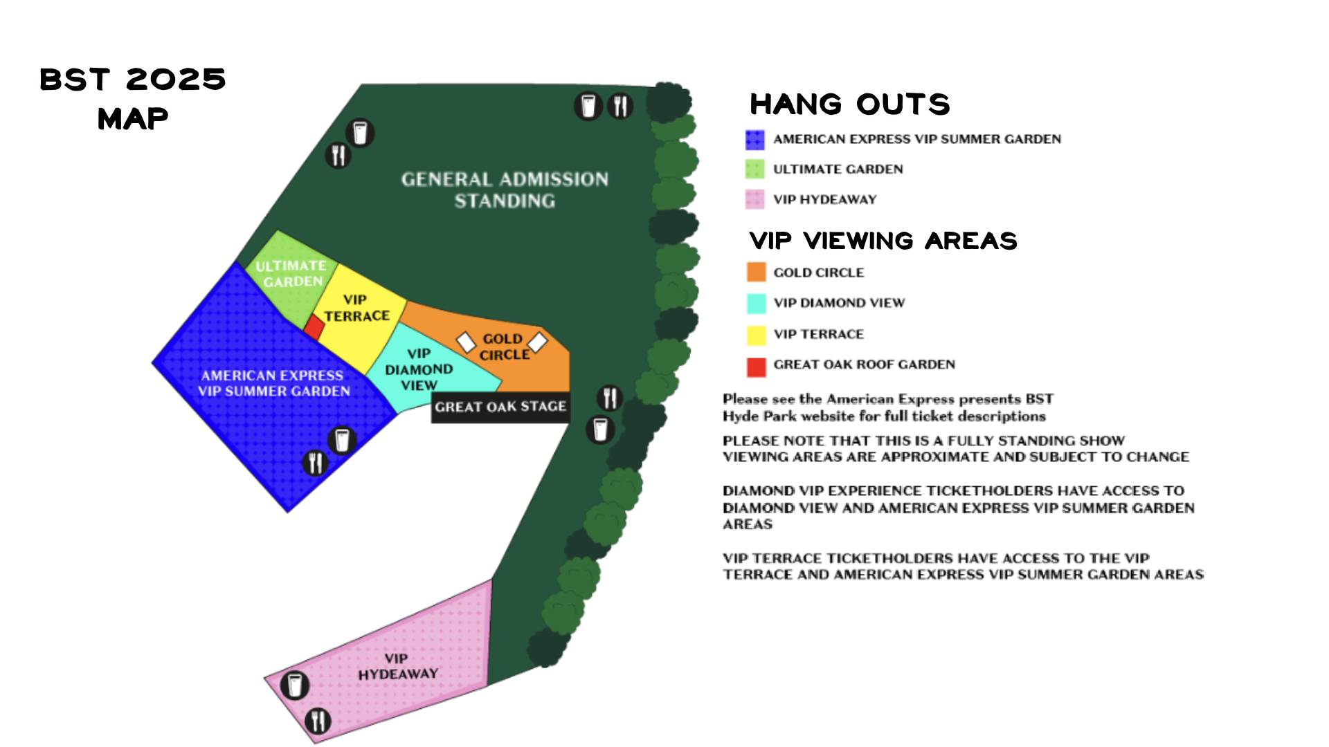 BST Hyde Park map 2025